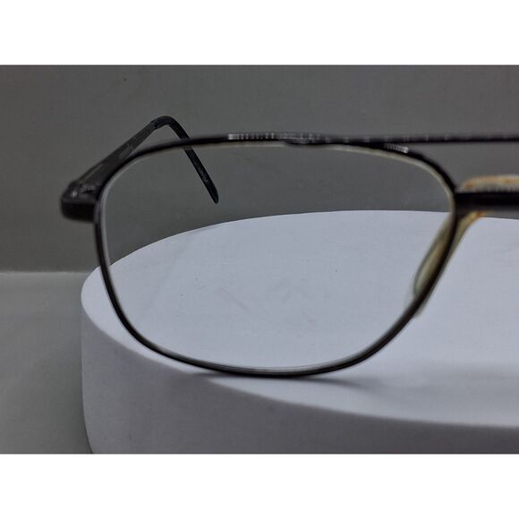 Vintage Zyloware Stetson 178 Square Full Frame Aviator 57-16-145 Eyeglasses - Picture 12 of 14